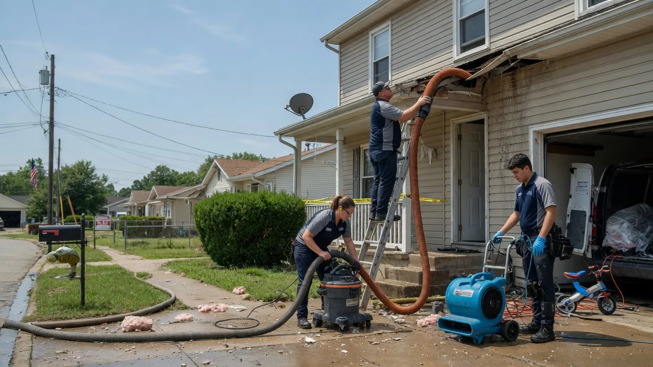 Water Damage Restoration in Clarksville, TN near me